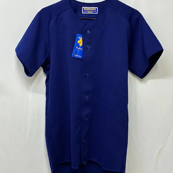 [BUNJANG] Descente Japanese Baseball Jersey Uniform Blue Unused Deadstock / 데상트 일본판 베이스볼 저지 유니폼 블루 미사용 데드스톡