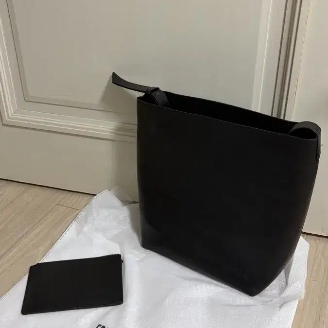 [BUNJANG] French Record Jour Bag Black with Pouch / 프렌치레코드 주르백 블랙 jour bag 파우치 포함