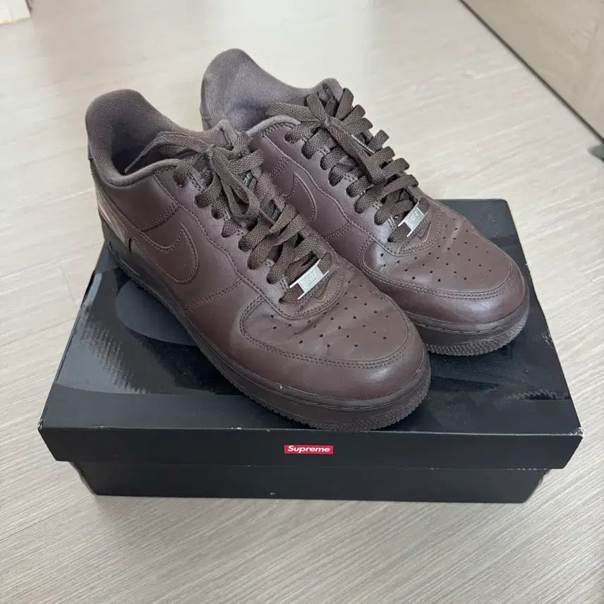 [BUNJANG] Nike Supreme Air Force Baroque Brown / 나이키 슈프림 에어포스 바로크 브라운