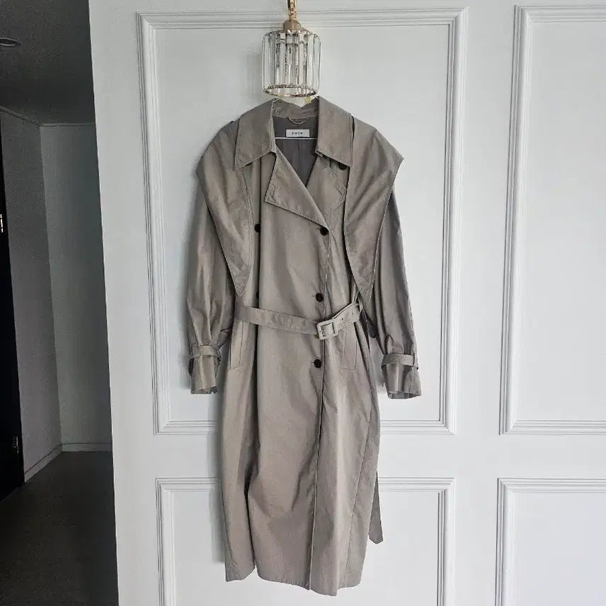 [BUNJANG] System Trench Coat Beige / 시스템 트렌치 코트