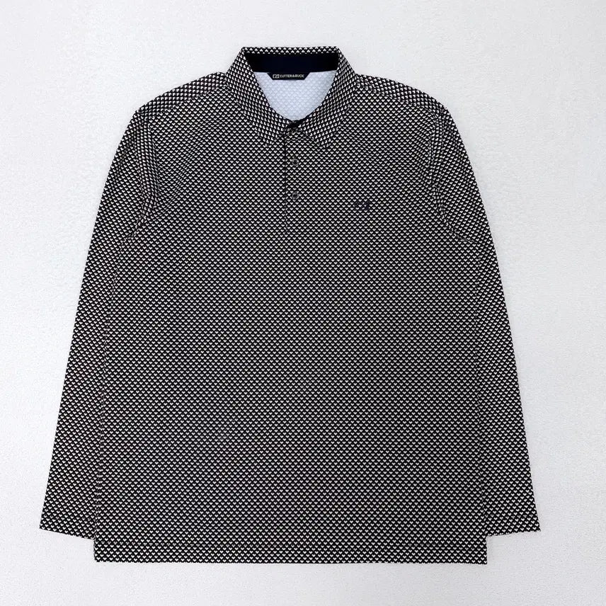 [BUNJANG] Cutter & Buck Pattern Functional Collar T-Shirt Men's 105 / [105] 커터앤벅 패턴 기능성 카라티