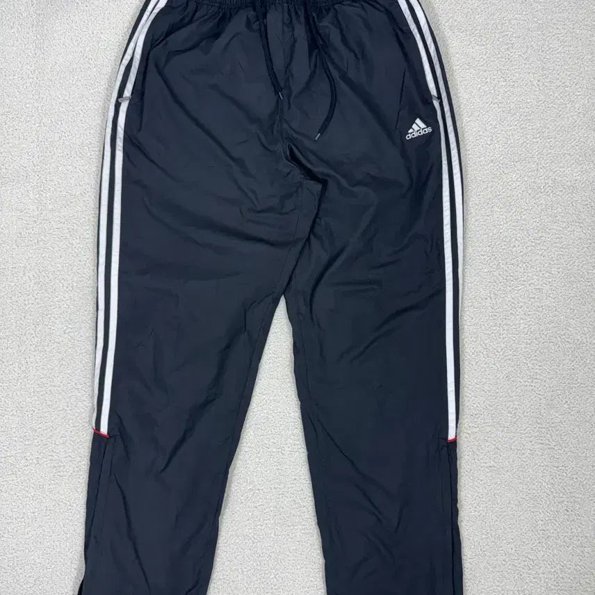 [BUNJANG] Adidas Black Nylon Track Pants / 아디다스 블랙 나일론 트랙팬츠 바지 105