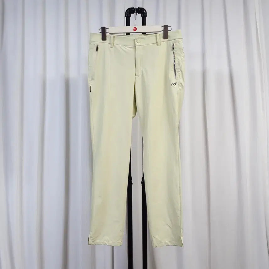 [BUNJANG] Master Bunny Men's Spandex Golf Pants Lime 33 / 22년 마스터버니 남성 스판 골프바지 라임 33 오일장