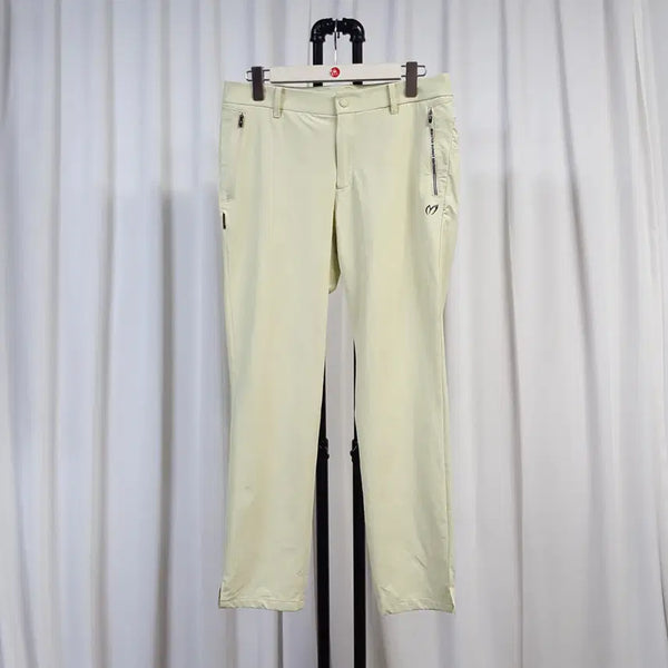 [BUNJANG] Master Bunny Men's Spandex Golf Pants Lime 33 / 22년 마스터버니 남성 스판 골프바지 라임 33 오일장