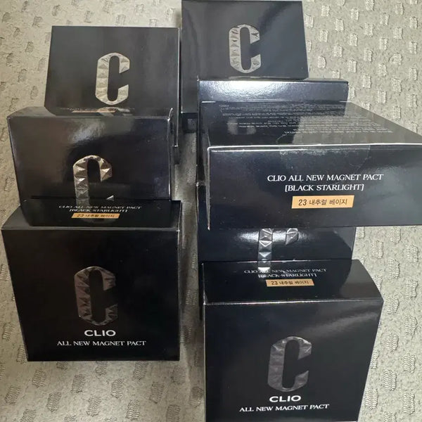 [BUNJANG] Clio All New Magnet Pact Black Starlight #23 Natural Beige / 클리오 올 뉴 마그넷 팩트 블랙 스타라이트 23 내추럴 베이지