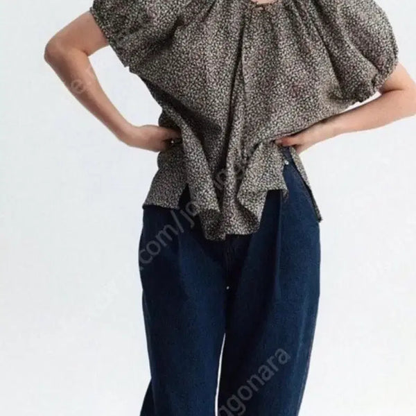[BUNJANG] Mundal Mandy Blouse / 문달 mandy blouse