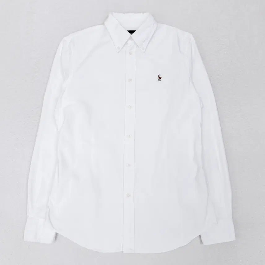 [BUNJANG] Polo White Cotton Shirt Women's 95 / [95] 폴로 화이트 코튼 셔츠