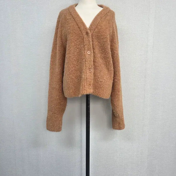[BUNJANG] Insilence Alpaca Cropped Cardigan / 인사일런스    알파카 크롭가디건