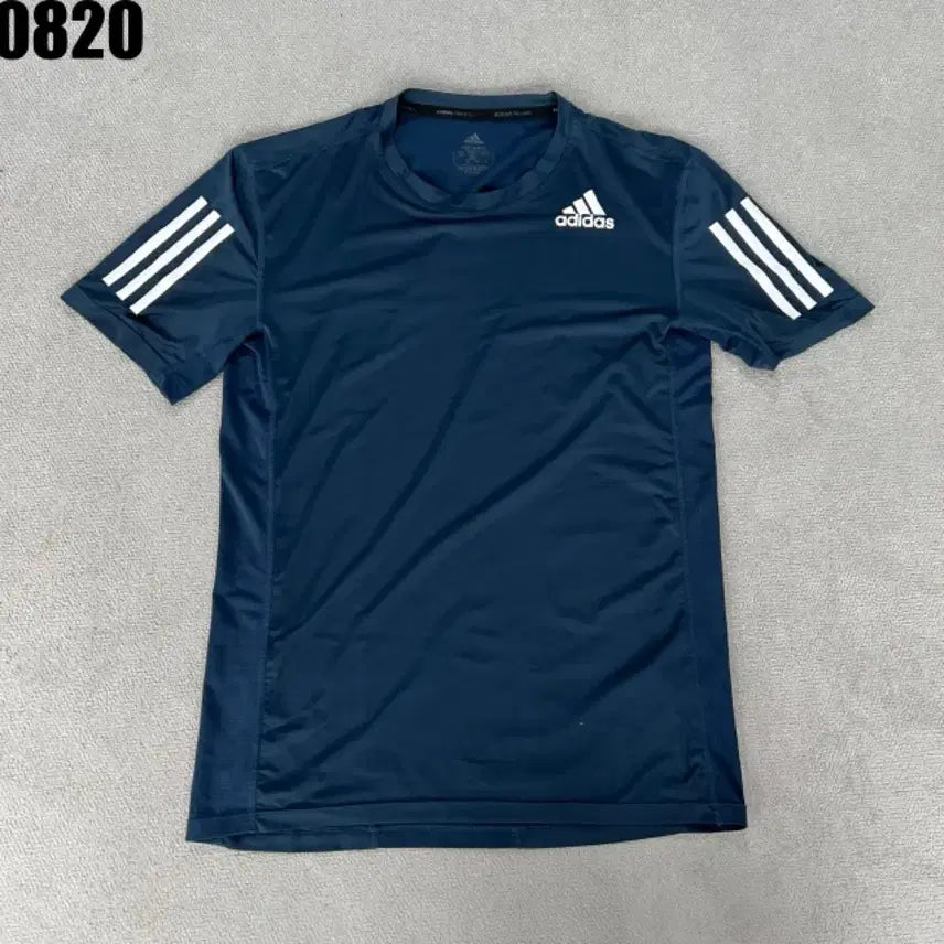 [BUNJANG] Adidas Short Sleeve T-Shirt Navy Size S / 아디다스 반팔 티셔츠 네이비 S