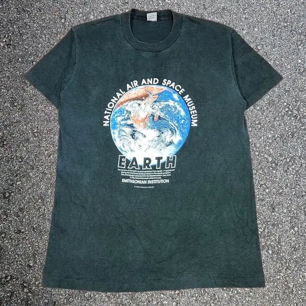 [BUNJANG] 90s Made In USA Smithsonian Earth Vintage T-Shirt L / 90s Made In USA 스미소니언 지구 빈티지 티셔츠 L