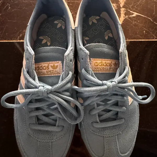 [BUNJANG] Adidas Handball Spezial Light Blue Suede / 아디다스 핸드볼 스페지알 라이트블루 스웨이드 230