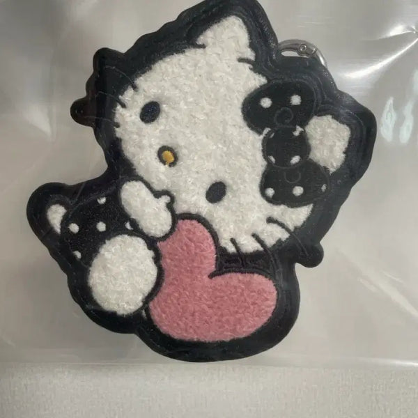 [BUNJANG] Sanrio Hello Kitty Card Holder Pouch with Keyring / 산리오 헤트라스 키티 카드지갑 지갑 파우치 키링