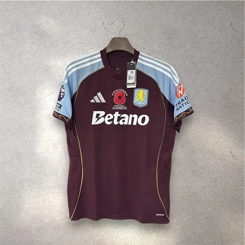 [BUNJANG] Aston Villa 2025-2026 Home Player Version Jersey (Rogers) / 25-26 아스톤빌라 홈 로저스 유니폼