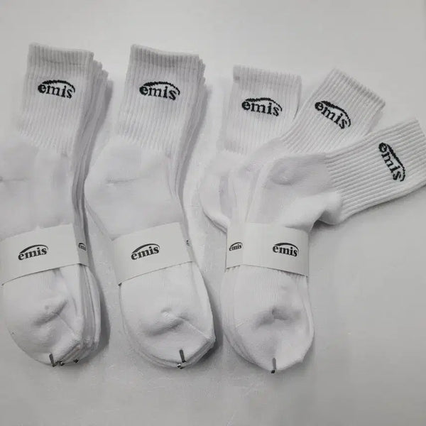 [BUNJANG] Emis Sports Socks White / emis 스포츠 양말 화이트