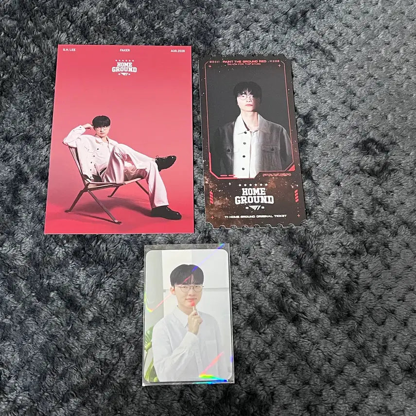 [BUNJANG] Faker T1 Home Ground Day 2 Ticket, Postcard + Daewoongpharm Urushot Photocard / [페이커] T1 티원 홈그라운드 2일차 티켓, 엽서+대웅제약 우루샷 포카