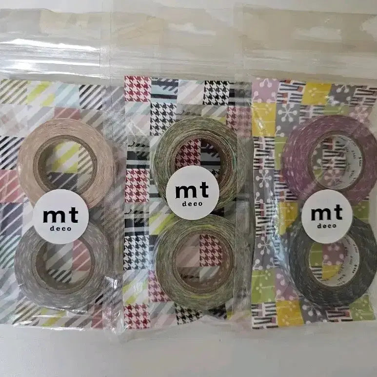 [BUNJANG] Vintage Masking Tape Set (3 rolls) / mt 마스킹테이프 3 set 9