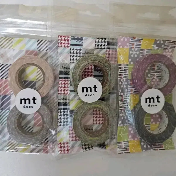 [BUNJANG] Vintage Masking Tape Set (3 rolls) / mt 마스킹테이프 3 set 9