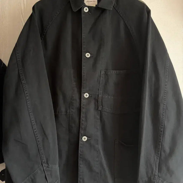 [BUNJANG] Kakis Crewman Jacket Black L / 카키스 crewman 자켓 블랙 L
