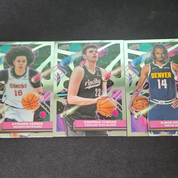 [BUNJANG] 2025 Topps Chrome Basketball Universe Insert Cards 3-Card Bundle Set / [일괄/랏] 2025 탑스 크롬 바스켓볼 유니버스 인서트 카드 3종 묶음