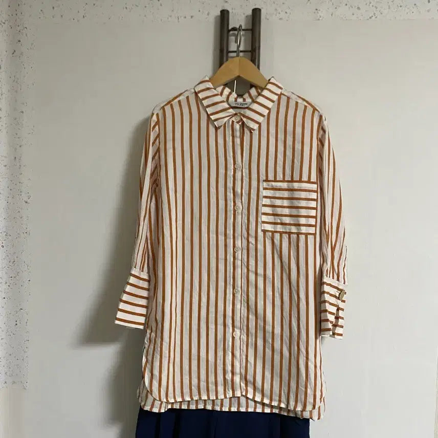 [BUNJANG] J.UKE Marbel Blouse (Size 55-66) / 주크 마블라우스 55-66