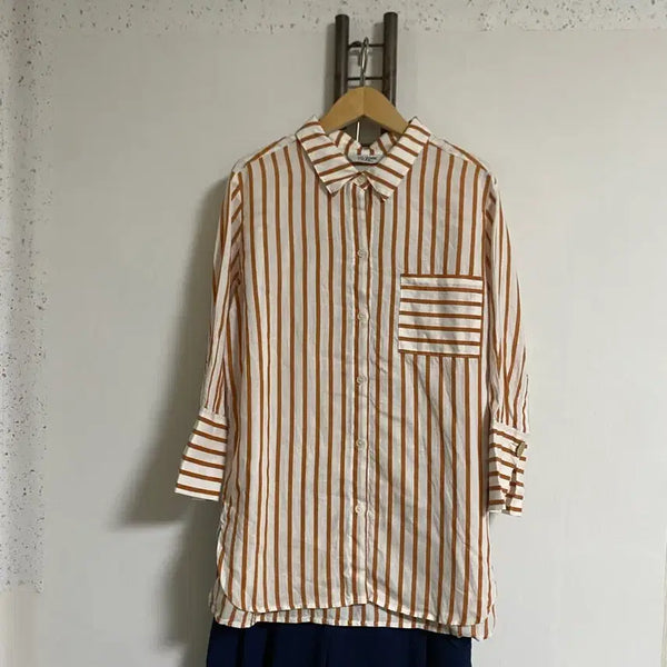 [BUNJANG] J.UKE Marbel Blouse (Size 55-66) / 주크 마블라우스 55-66