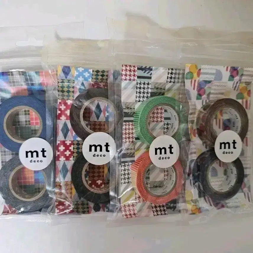 [BUNJANG] Vintage Masking Tape Set (4 Rolls) / mt 마스킹테이프 4 set 10