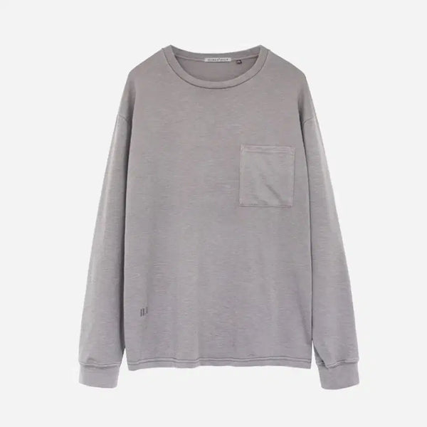 [BUNJANG] Polytel Human Index Human Pocket Long Sleeve Dyed Pink Size 3 / 폴리테루 휴먼인덱스 휴먼 포켓 롱슬리브 다이드 핑크 3사이즈