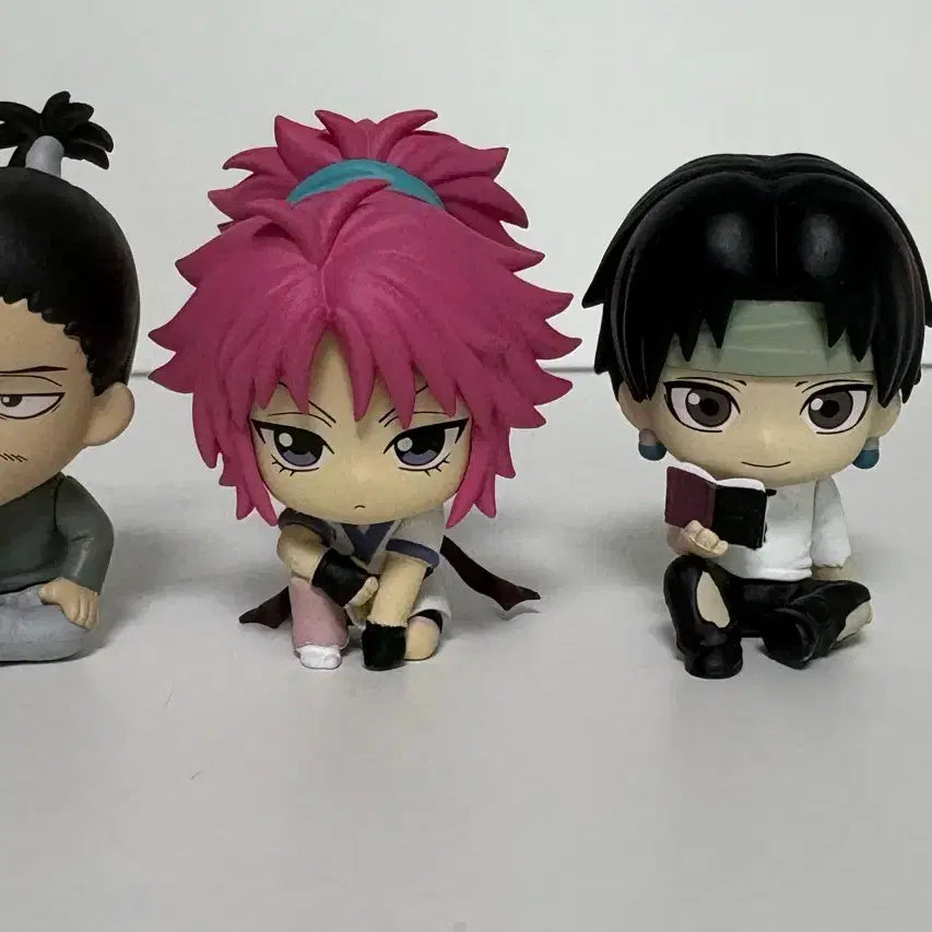 [BUNJANG] Hunter x Hunter: Phantom Troupe Chrollo Lucilfer Hisoka Gon Freecss Swarase Tai Gacha Figure Bundle Set / 헌터헌터 스와라세타이 클로로 마치 노부가나 환영여단 가챠