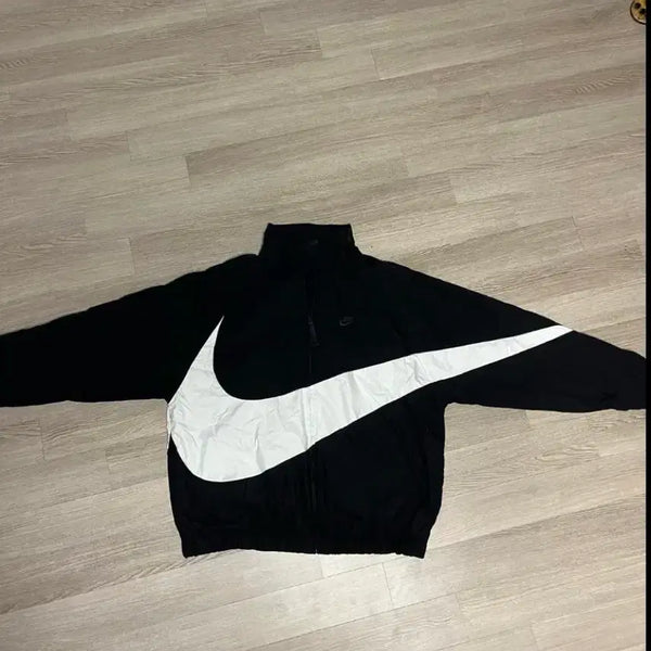 [BUNJANG] Nike Big Swoosh Windbreaker Black / 나이키 빅 스우시 바람막이