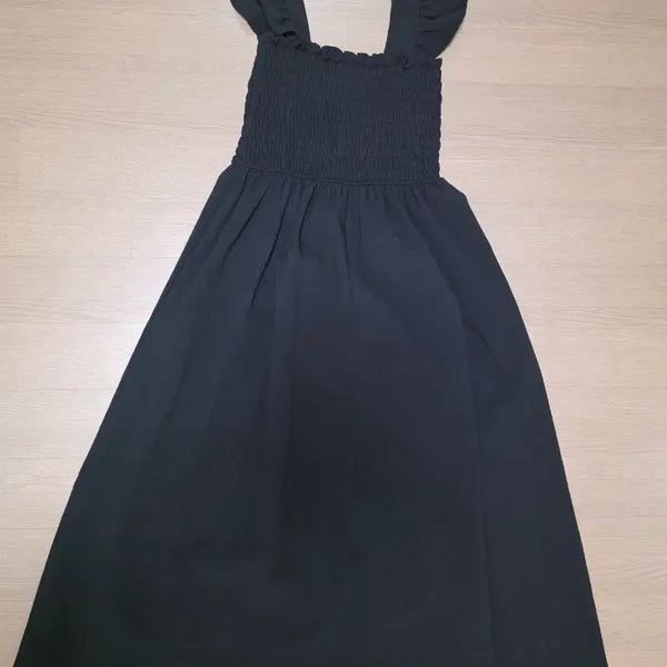 [BUNJANG] Black Maternity Dress One-Size / 블랙 원피스 임부복 가능 (사이즈 프리)