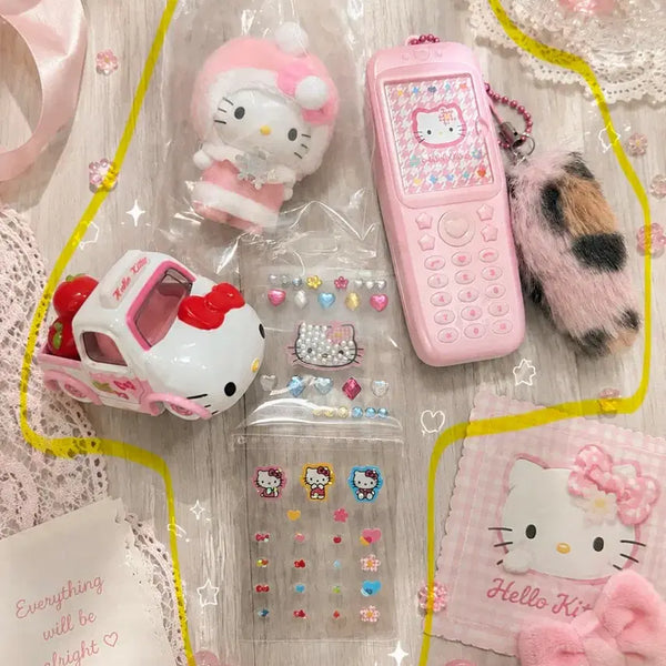 [BUNJANG] Hello Kitty Set (Gachapon Keychain, Tomica, Chibi Tomo) / 키티 세트 (키티가루폰키링, 키티토미카, 키티 치비토모)