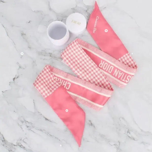 [BUNJANG] Dior Montaigne Mitzah Scarf Peony Pink / 디올 몬테뉴 미차 스카프 피오니 핑크