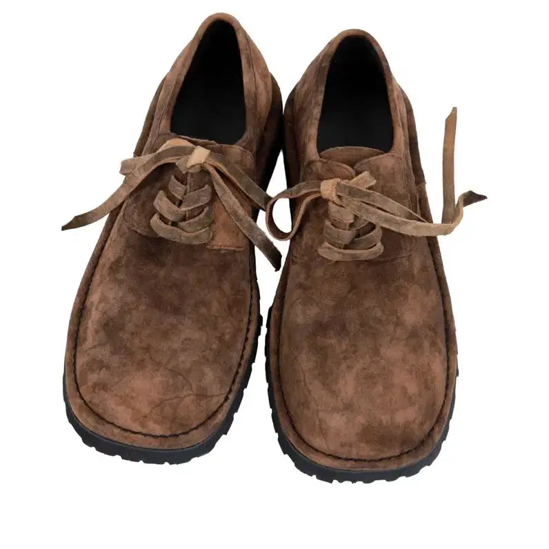 [BUNJANG] TwoSpace BIG-BIRD Suede Derby Shoes Brown / 투스페이스 BIG-BIRD 더비슈즈
