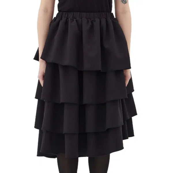 [BUNJANG] Bocbok Floral Can Can Skirt (Black) / 복복 bocbok FLORAL CAN CAN SKIRT (BLACK)