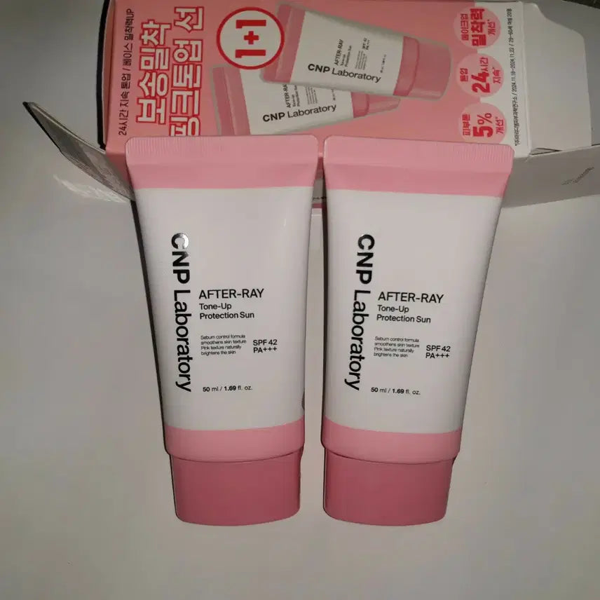 [BUNJANG] CNP Tone-Up Double Edition Sunscreen (2-Pack, New) / 차앤박선톤업더블에디션2개(새상품)