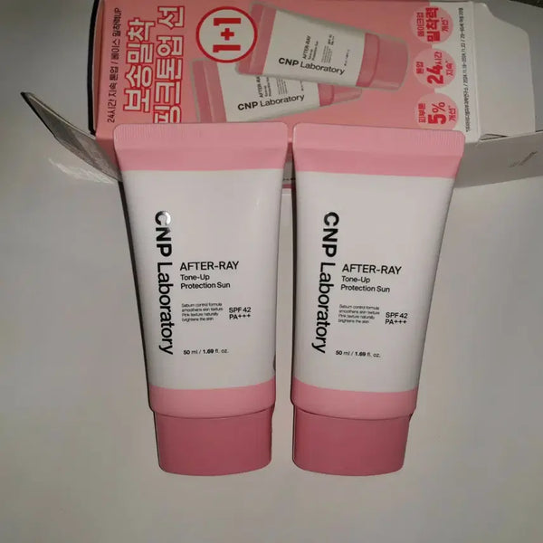 [BUNJANG] CNP Tone-Up Double Edition Sunscreen (2-Pack, New) / 차앤박선톤업더블에디션2개(새상품)