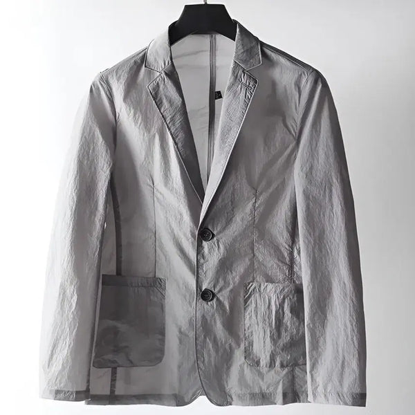 [BUNJANG] Men's Lightweight Windbreaker Blazer Jacket / 새상품) 가을 바람막이 블레이저 자켓 세미 정장 양복 110 블레이져