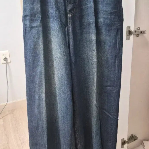 [BUNJANG] Wonceyser Brushed Washing Cooling Wide Denim Pants L / 새것) 원체이서 브러쉬드 워싱 쿨링 와이드 데님 팬츠 L