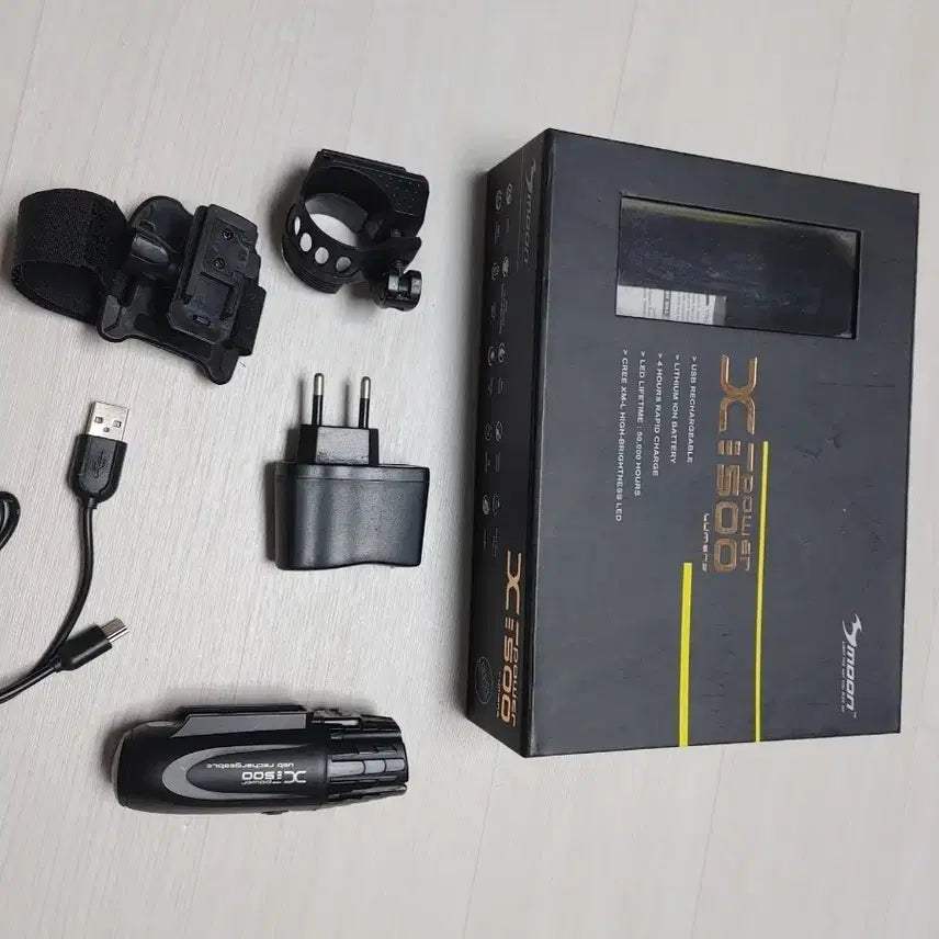 [BUNJANG] Moonlight X-POWER 500 Bicycle Headlight / A급] 풀박 문라이트 X-POWER 500 자전거 전조등 판매합니다.(택포 6만)