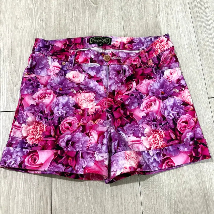 [BUNJANG] Emiriawiz Garu Flower Pattern Shorts / Emiriawiz 에밀리아위즈 갸루 플라워패턴 숏츠