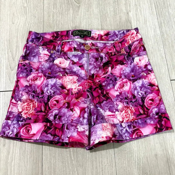 [BUNJANG] Emiriawiz Garu Flower Pattern Shorts / Emiriawiz 에밀리아위즈 갸루 플라워패턴 숏츠