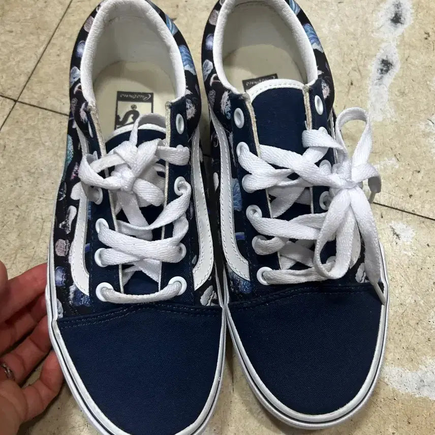 [BUNJANG] Vans Old Skool Critic x Vans Sneakers Navy 240cm / 반스 올드스쿨 크리틱 X 반스 운동화  240cm 네이비