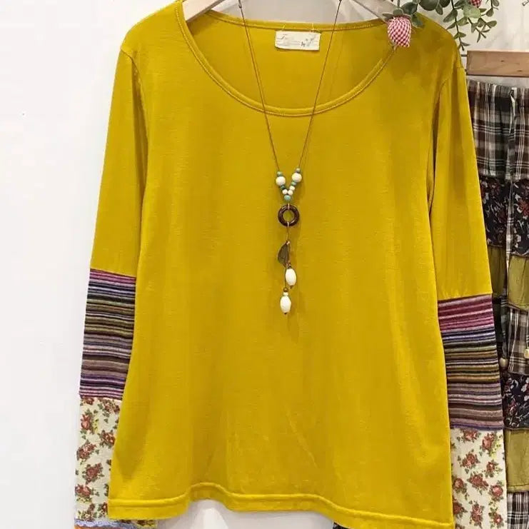 [BUNJANG] Japanese Vintage Mori Girl Hagumi Long Sleeve T-Shirt / 일본 빈티지 모리걸 하구미 슬리브