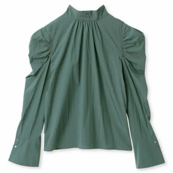 [BUNJANG] FRAY I.D Back Ribbon Puff Shirring Blouse / FRAY I.D 백 리본 퍼프 셔링 블라우스