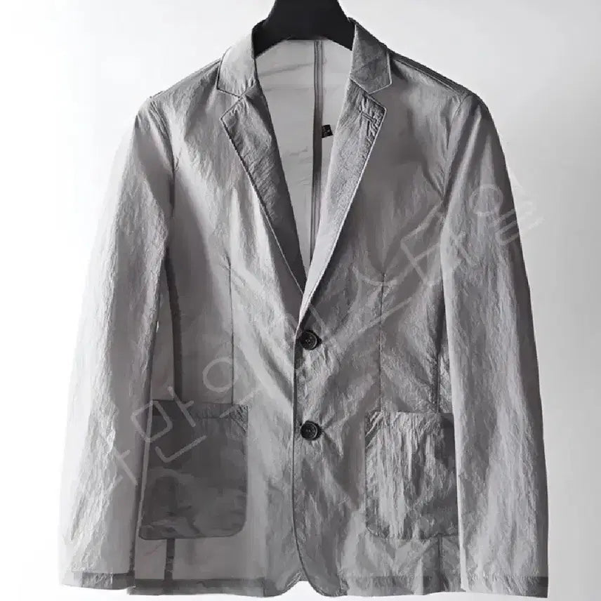 [BUNJANG] Lightweight Windbreaker Blazer Jacket / 새상품) 가을 바람막이 블레이저 자켓 세미 정장 양복 105 블레이져