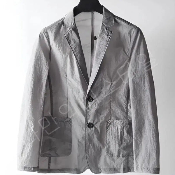 [BUNJANG] Lightweight Windbreaker Blazer Jacket / 새상품) 가을 바람막이 블레이저 자켓 세미 정장 양복 105 블레이져