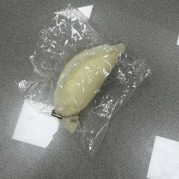 [BUNJANG] Dumpling Shaped Squishy Keychain / 만두 말랑이 키링