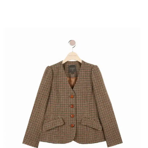 [BUNJANG] Thursday Island Check Slim Jacket / 써스데이아일랜드 체크 슬림 자켓
