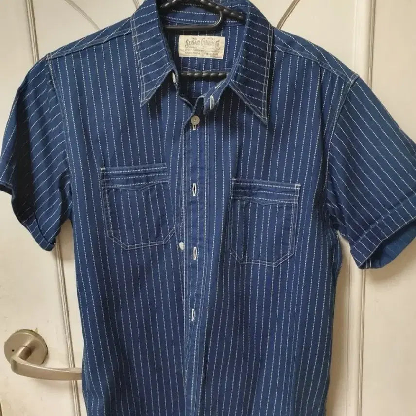 [BUNJANG] Sugarcane Wabash Half-Sleeve Shirt Medium / 슈가케인 와바시 반팔셔츠