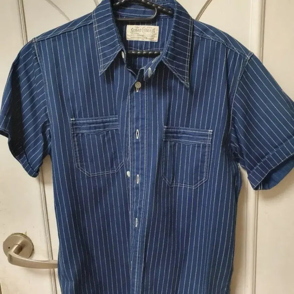 [BUNJANG] Sugarcane Wabash Half-Sleeve Shirt Medium / 슈가케인 와바시 반팔셔츠